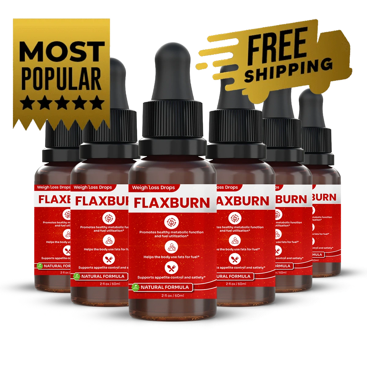 FlaxBurn 6 Bottle Bundle Best Value Package